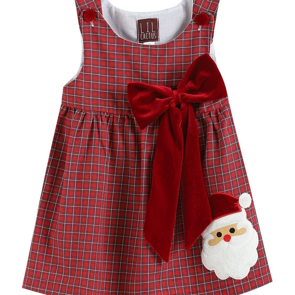 Santa dress Lil cactus jumper nwt Christmas dress - Picture 3 of 6